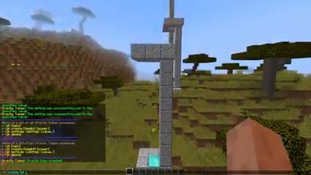 A new way to go UP  in Minecraft with Gravity Tubes Plugin