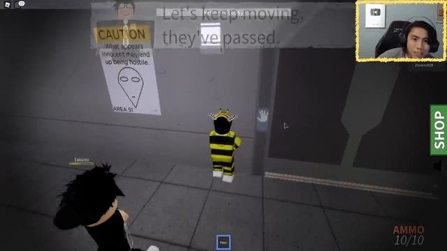 ALIEN STORY  ROBLOX  SINUGOD KO ANG AREA 51!