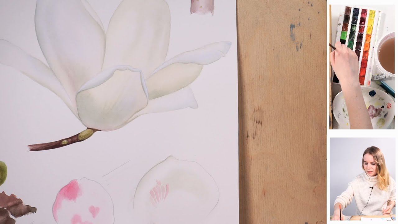 Белые цветы. Онлайн-практика Светланы Лансе