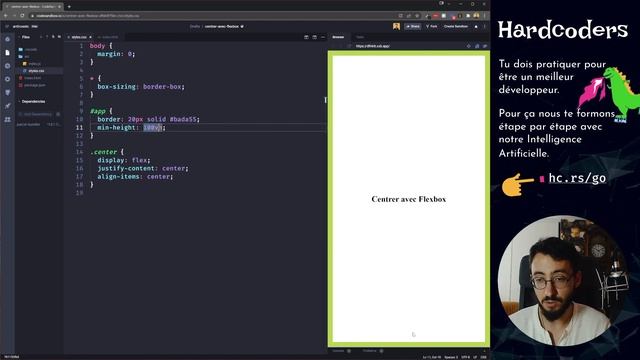 COMMENT CENTRER VERTICALEMENT EN CSS (AVEC FLEXBOX)