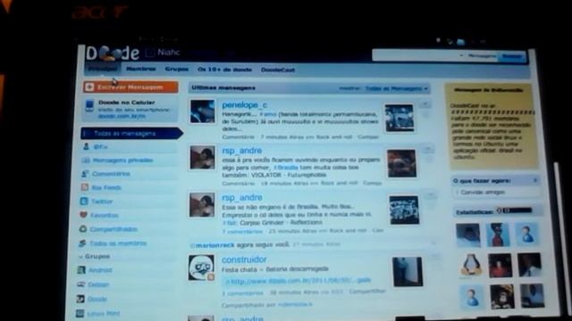 My JoliCloud Netbook Acer
