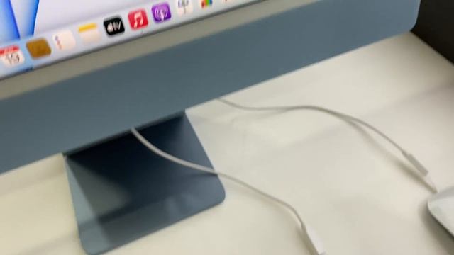 The New Apple iMac M1 Blue Color #iMac #Apple #M1 #AllItHyperMarket #DigitalMall #BigSur #BlueiMac