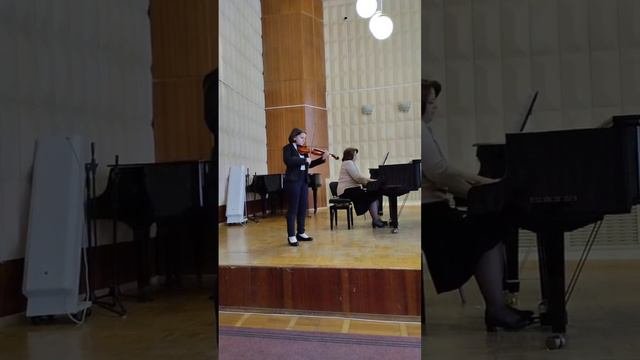 Соната № 4  ре- мажор для скрипки и фортепиано/ Гендель/ Данчина Ксения