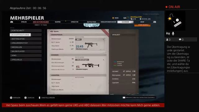 Call of Duty Black Ops Cold War Season 3 "NUKETOWN 24/7" Live Stream PS4 German