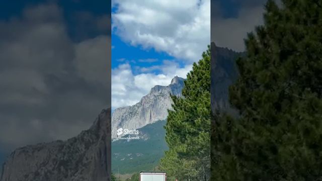 Крым(Вид на Ай-Петри)#дорога #айпетри #отпуск #лес #отдых  #крым #shorts #shortsvideo #short #reels