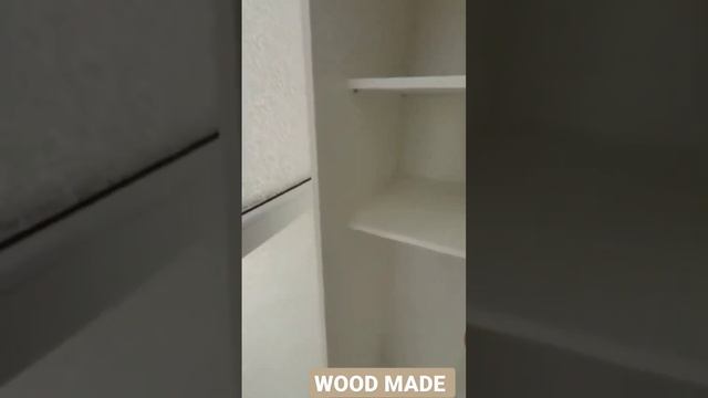Шкаф на балкон. Корпусная мебель на заказ от компании WOOD MADE г. Воронеж 89204400555