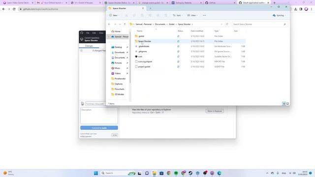 Setting up with Git and Github for Godot Development