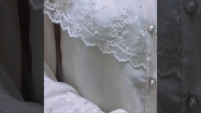Женская кружевная блузка с воротником-стойкой