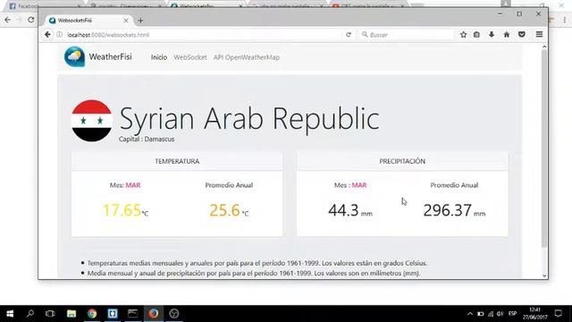 Laboratorio 2 SD: APi OpenWeatherMap y Websockets en servidor Nodejs.