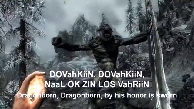 Song on Dragon Language