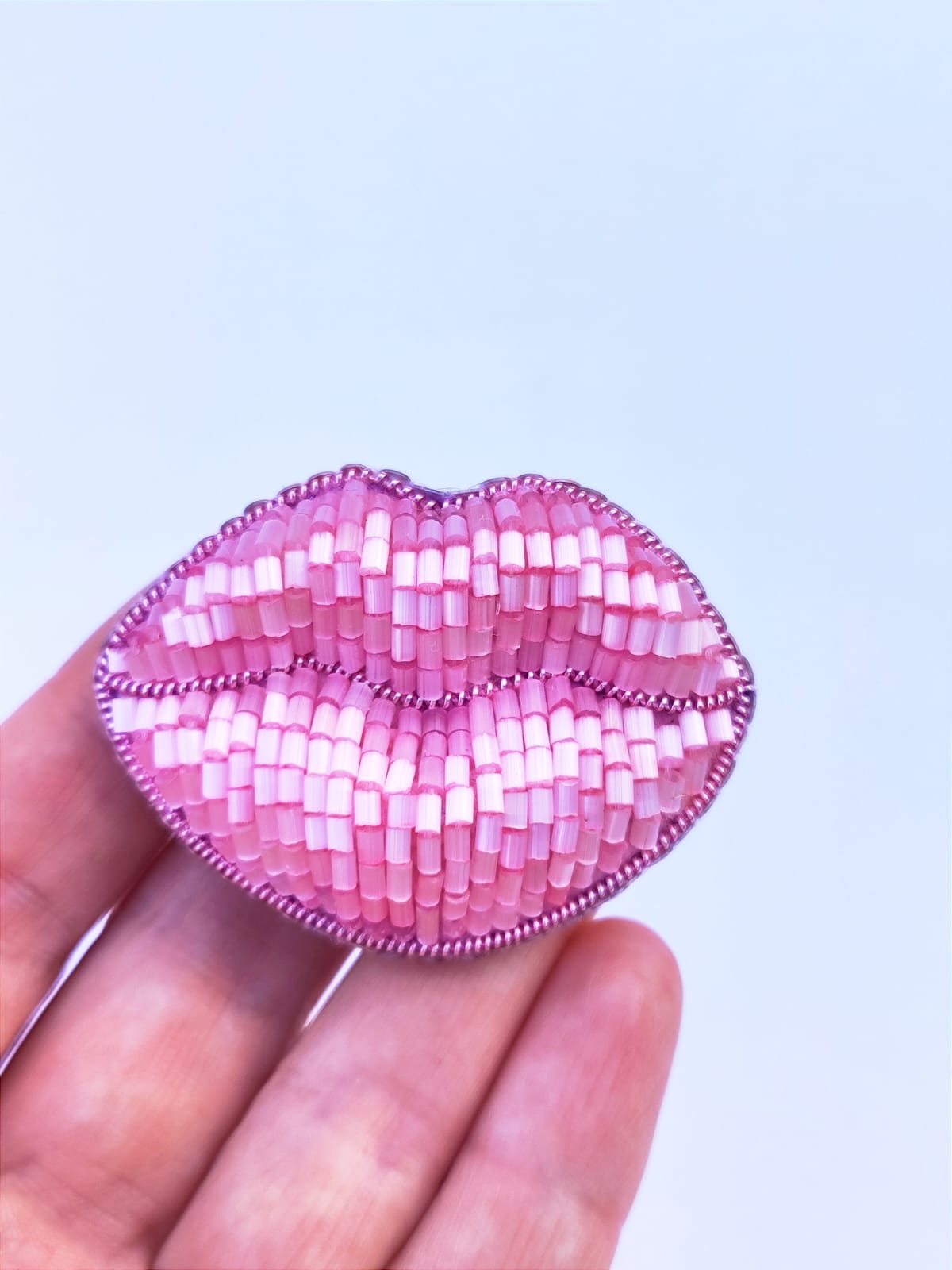 3D Брошь ручной работы Губки Розовые
