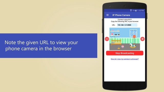 Turn your smartphone into a IP Camera | IP Phone Camera