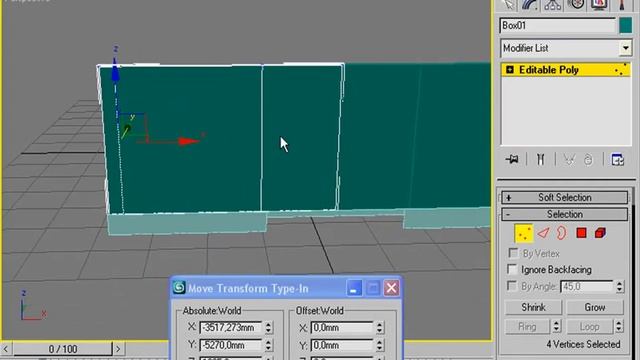 Заготавливаем стойки крыльца в 3D Studio MAX 2009 (15/30)