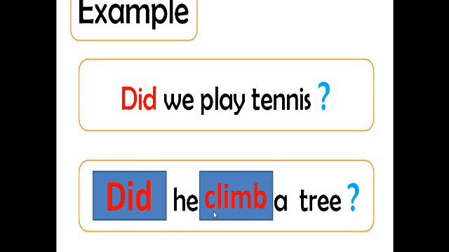 3rd grade past simple