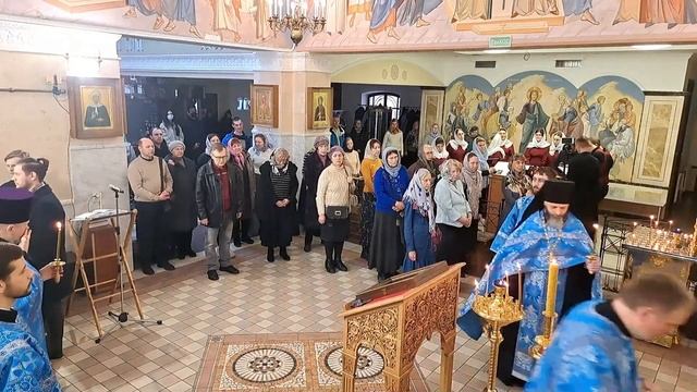 Всенощное бдение в храме МинДА (6 апреля 2023 года)