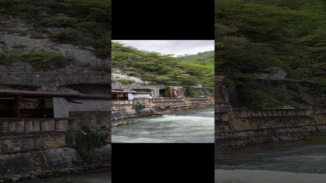 Водопад Псырцха ГЭС Абхазия заповедник Новый Афон #достопримечательностиабхазии #абхазия #shorts