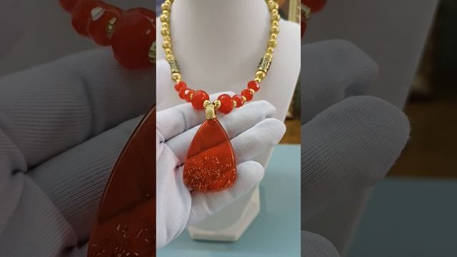 Моя работа, украшение из натуральных камней.