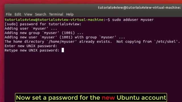 How to add a new user on Linux Ubuntu 18.04 - Tutorial (2020)