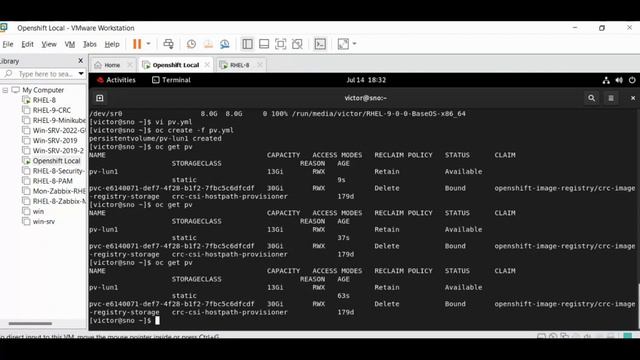 Step By Step Guide Of How To Create PV, PVC & attach to a container in OpenShift - Lesson 9B