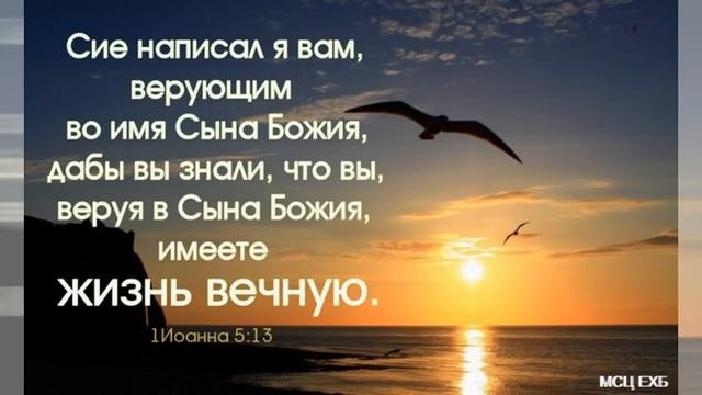 На чём основана уверенность в спасении. П. Н. Елисеев. МСЦ ЕХБ