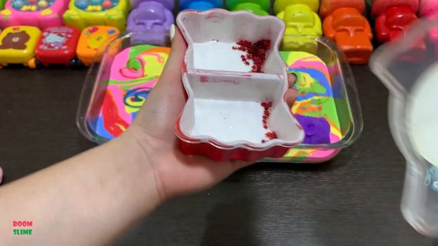 RELAXING WITH CLAY PIPING BAGS VS MAKEUP VS GLITTER !! Mixing Random Things Into Slime.mp4