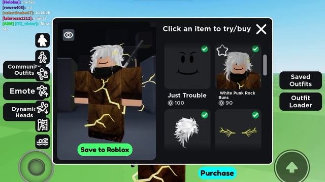How to make Hajime Kashimo JJK avatar on Roblox
