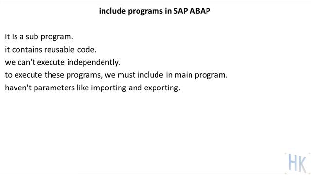 47 include programs in sap abap #harikishorepoetabap