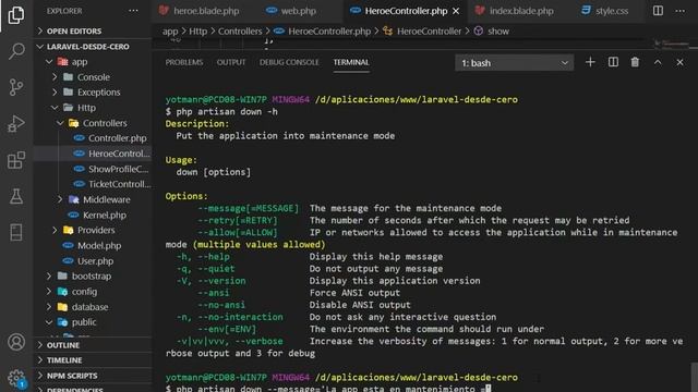 Laravel desde cero - Clase 07 Artisan CLI ?? ?
