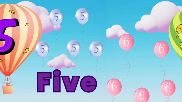 Lets Learn Numbers 1 -10 with its spelling - Preschool Learning - kids Education