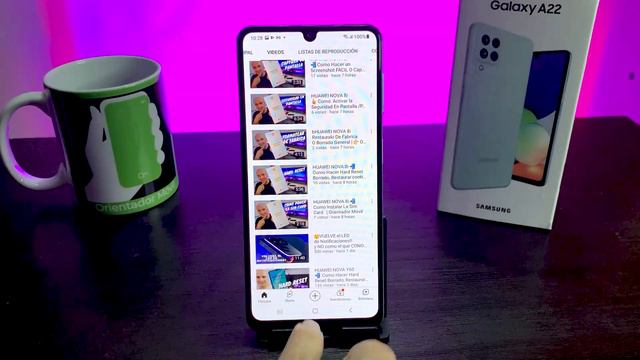 SAMSUNG GALAXY A22 📲 Como Hacer un Screenshot FACIL O Captura De Pantalla  👉 | Orientador Movil