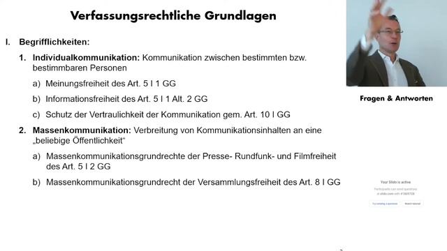 Medienrecht II [1. Termin]