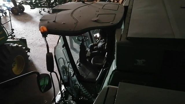 запуск после зимы комбайна.