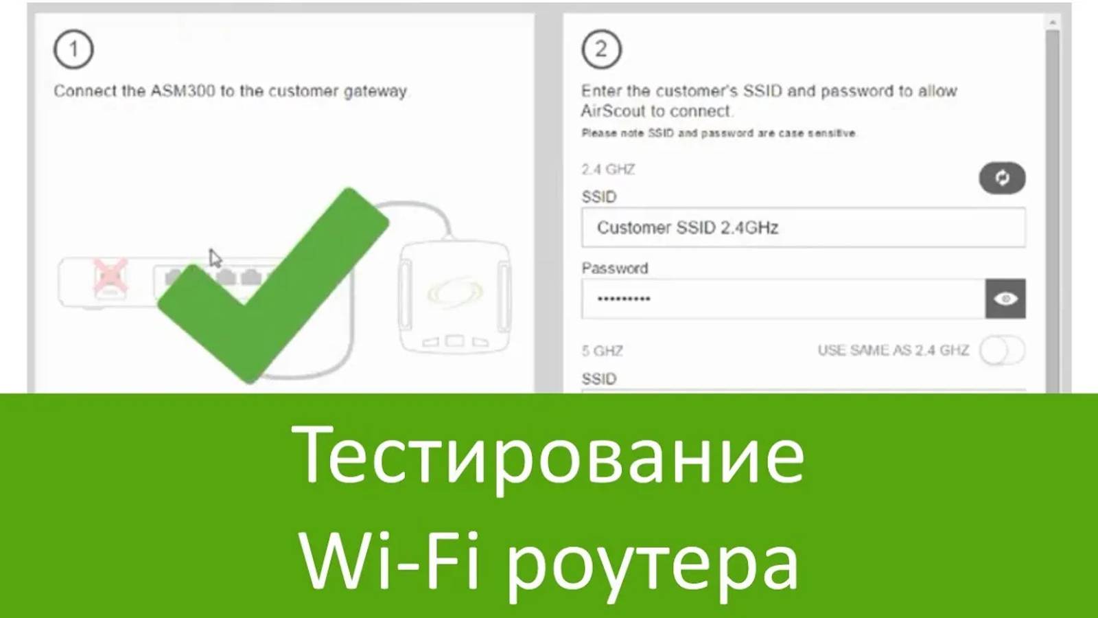 Как пользоваться AirScout Residential: Часть 3.  Тестирование пользовательского Wi-Fi роутера