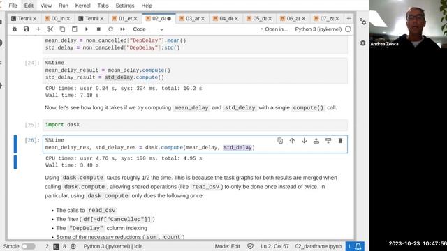 Gateways 2023 Tutorial: Interactive distributed computing with Jupyter, Python and Dask (Jetstream2