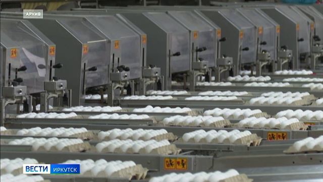 Около двух миллионов яиц ежедневно производят в Усольском районе к Пасхе