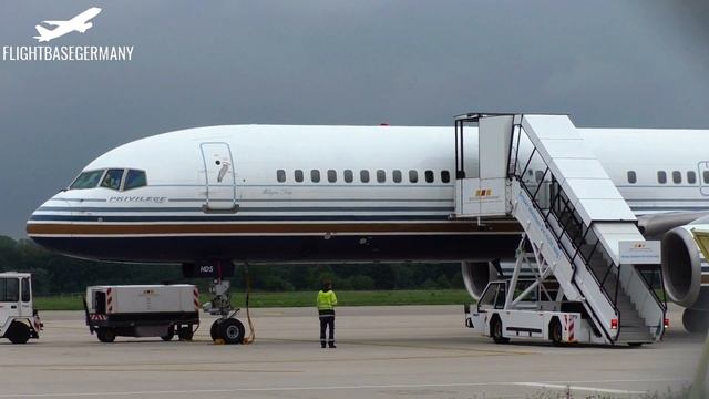 PRIVILEGE STYLE Boeing 757-200 EC-HDS at KarlsruheBaden-Baden Airport