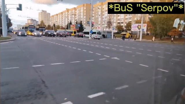 МИНСК (Беларусь) | Поездка на Троллейбусе; БКМ-321; борт. 4692; марш. 13 (13.10.2022 г.)
