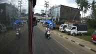 Вид на Шри-Ланку за окном из автобуса! Ратнапура
