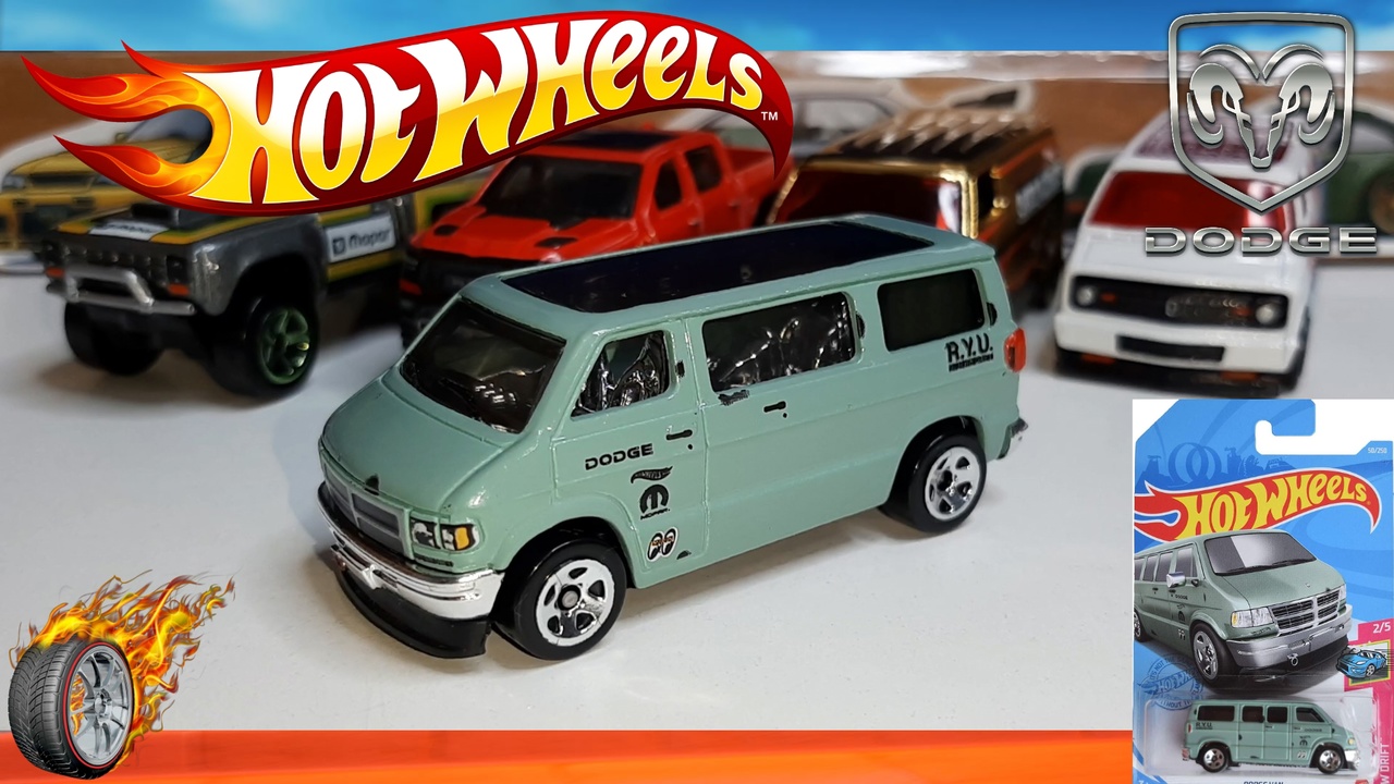 Custom Hot Wheels Dodge Van HW Drift 2/5