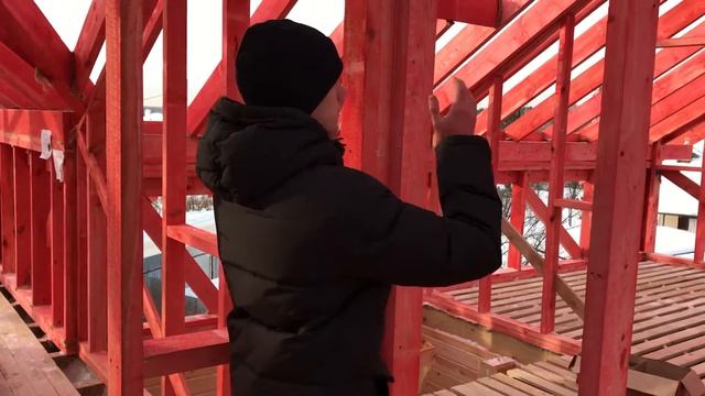 1.4 Строительство каркасного дома l Обзор силового каркаса дома
