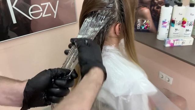 Окрашивание красителем Color Vivo No Ammonia