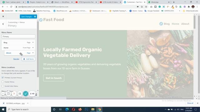 How to Change Website Title Page Text and Menu WordPress