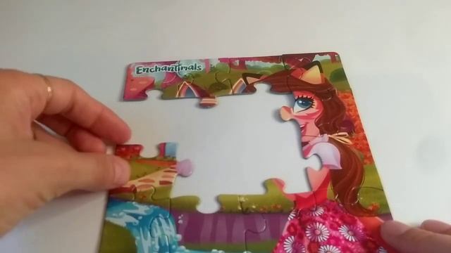 Enchantimals. Бельчёнок Собираем пазл для детей