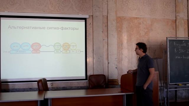Лекция 8: Механизмы регуляции транскрипции у бактерий