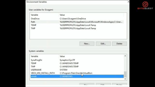 Java Bytes 3  - Environment Variables for Java
