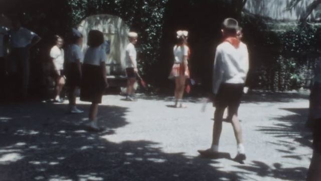 КИНО 8 мм. Бразилия. Советские пионеры отмечаюют праздник 1964