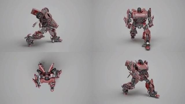 Transformer Robot walk cycle
