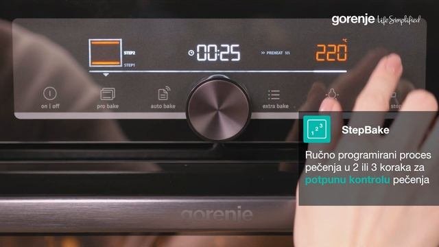Kako rade  Gorenje  OptiBake pećnice  StepBake