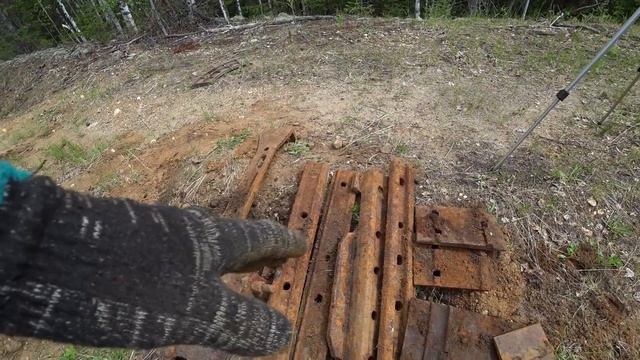 Металлокоп!!  Один в тайге! За раз все не вывезу!!! Часть первая.