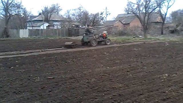 мінітрактор коткування